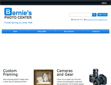 Tablet Screenshot of berniesphoto.com